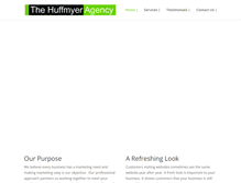 Tablet Screenshot of huffmyeragency.com